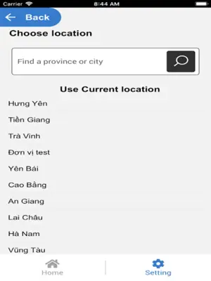 Dịch vụ công trực tuyến android App screenshot 0