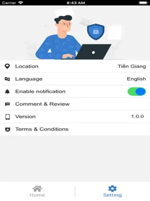 Dịch vụ công trực tuyến android App screenshot 1